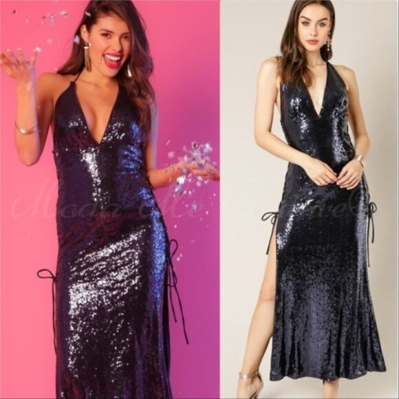 GLAM DOLLZ Navu Sequin Maxi Dress New Years! - Picture 1 of 4